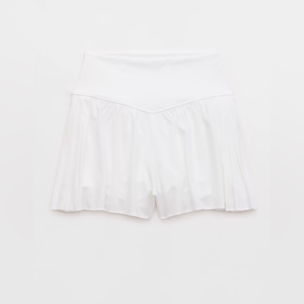 OFFLINE By Aerie Real Me Pleated Flowy Short Bundle Black and White - Picture 5 of 9